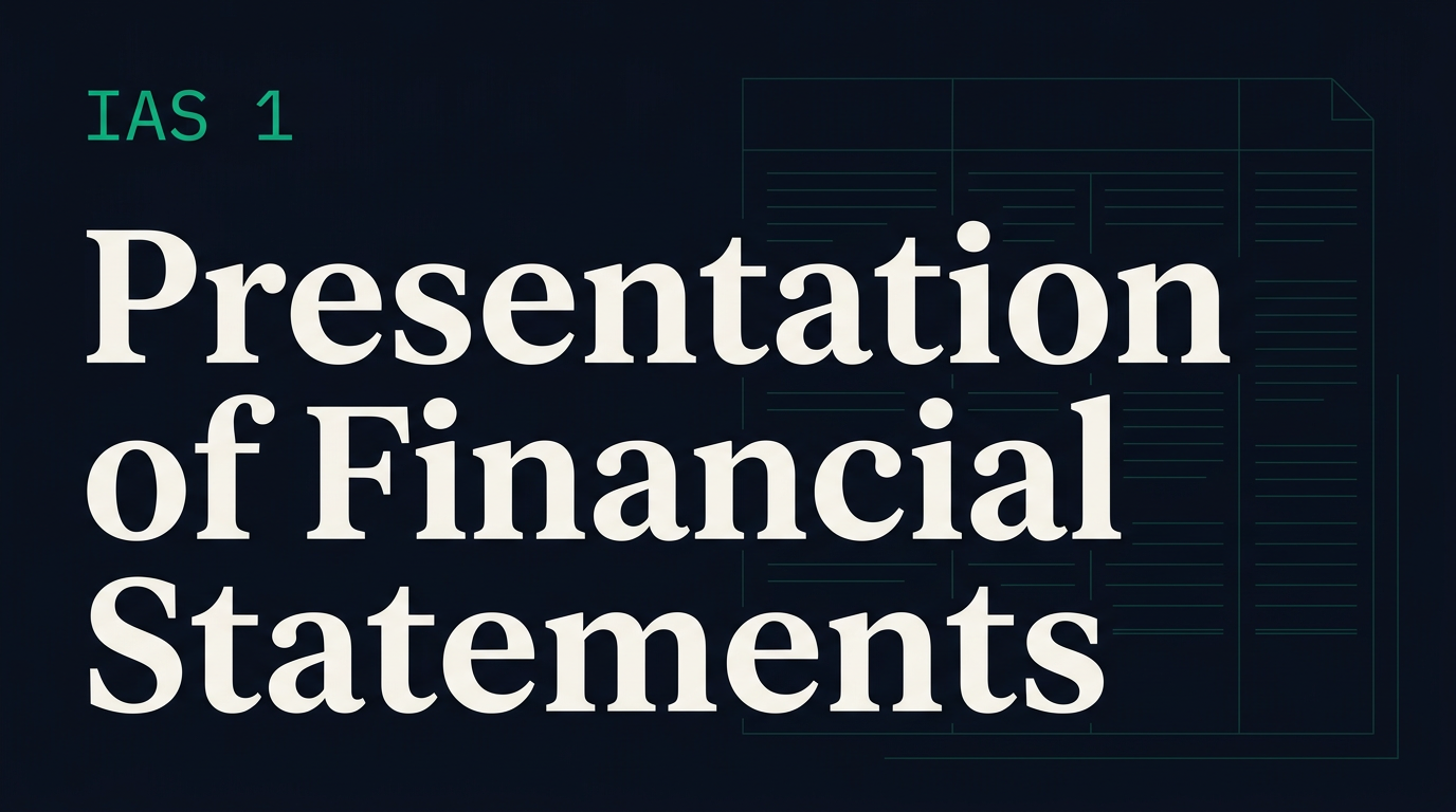 IAS 1 - Presentation of Financial Statements | IFRS Wiki