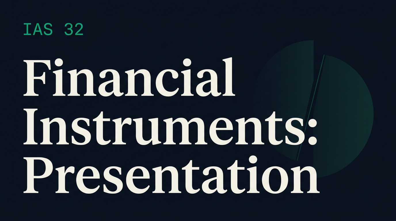 Ias Instrument IAS 32 - Financial Instruments: Presentation | IFRS Wiki